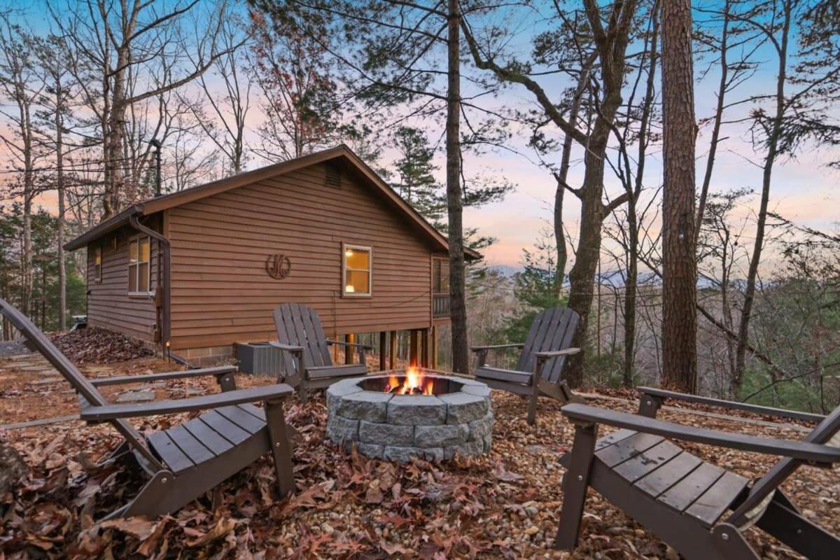 Mountain Views Hot Tub Firepit Close To Town Blue Ridge Esterno foto