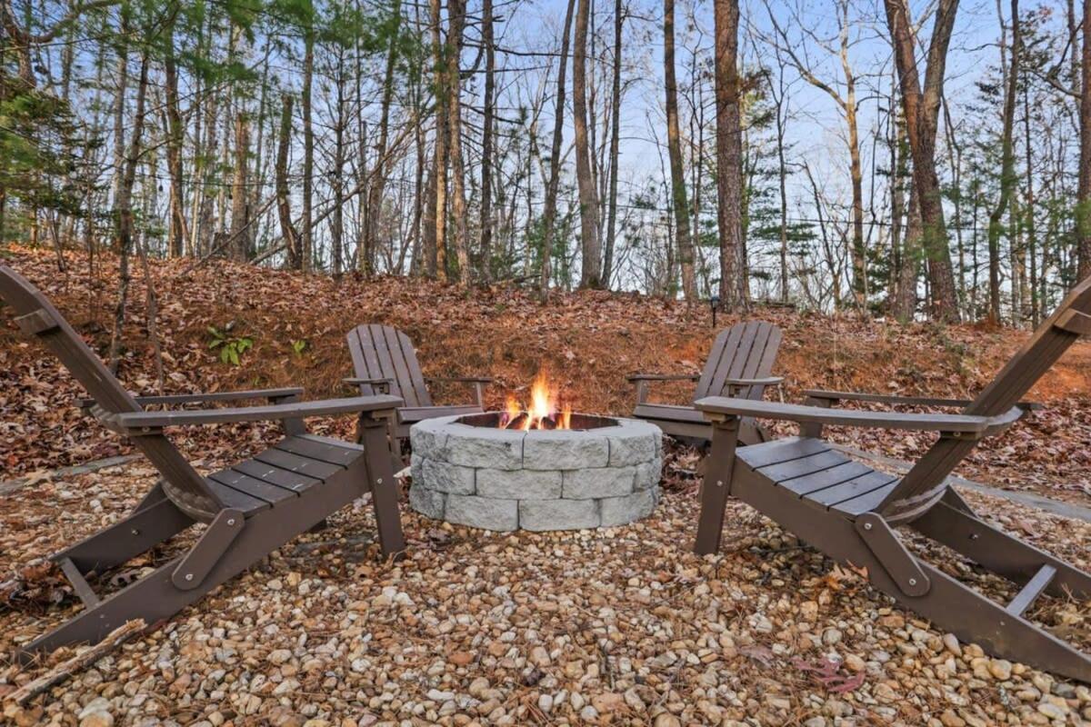 Mountain Views Hot Tub Firepit Close To Town Blue Ridge Esterno foto